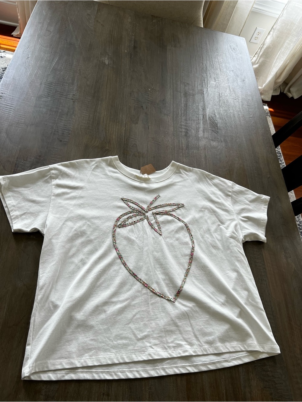 Wishlist  White Strawberry Graphic Tee